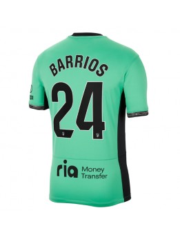 Atletico Madrid Pablo Barrios #24 Ausweichtrikot 2023-24 Kurzarm